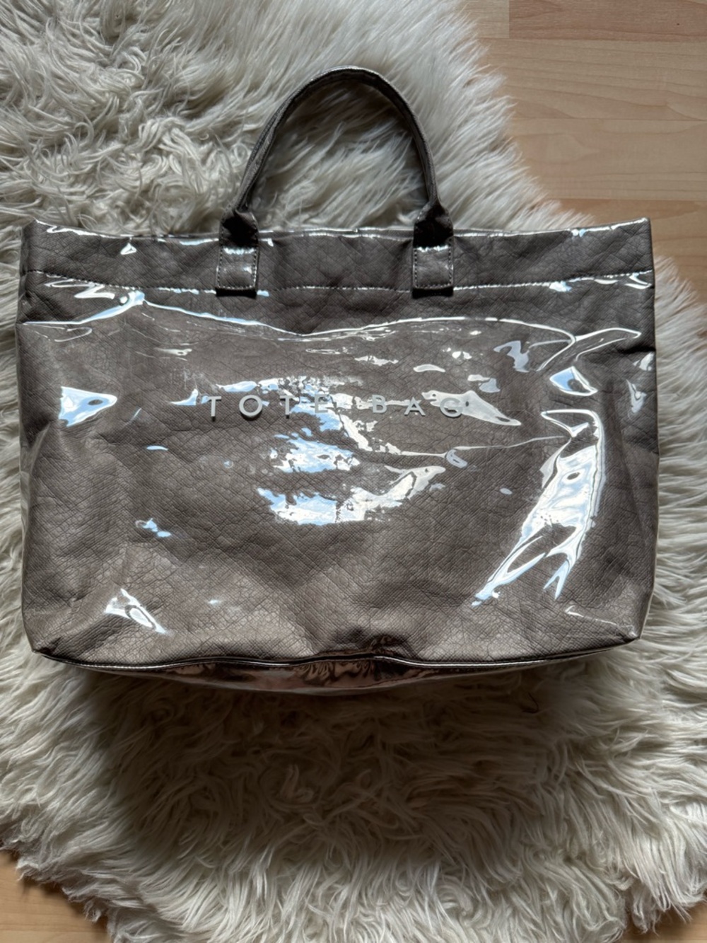 Trending Tan Waterproof Tote Bag
